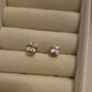Elegant 14kt Gold Filled CZ Stud Earrings